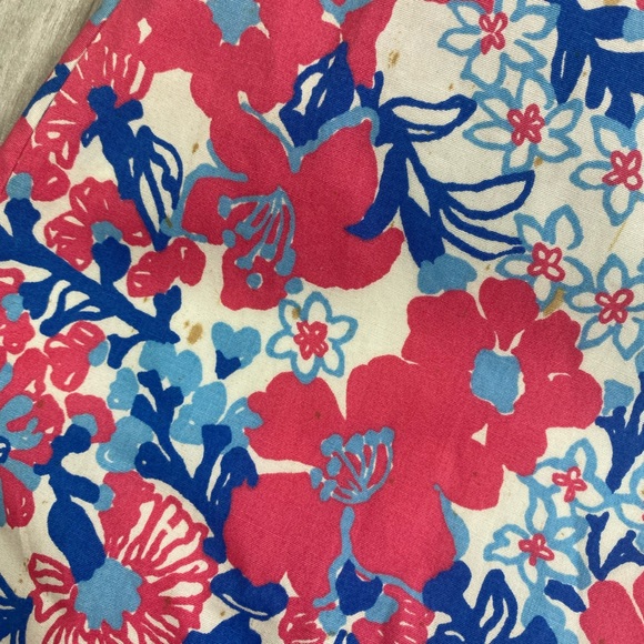 Lilly Pulitzer Pink & Blue Floral Skort Size 6 - Picture 3 of 9
